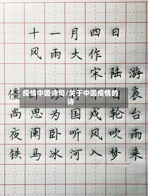 疫情中国诗句/关于中国疫情的诗