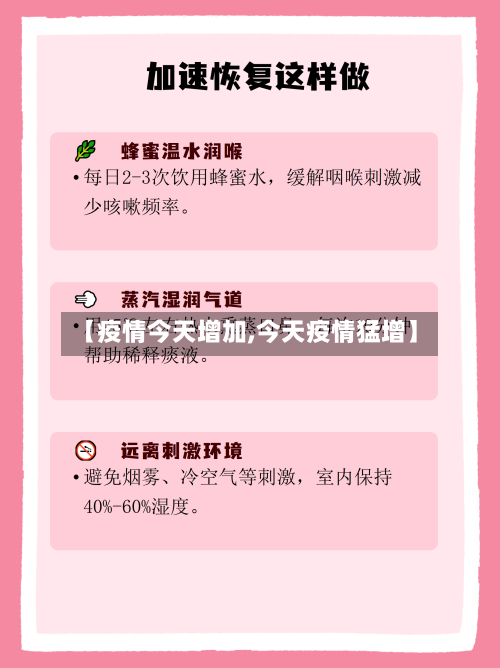 【疫情今天增加,今天疫情猛增】