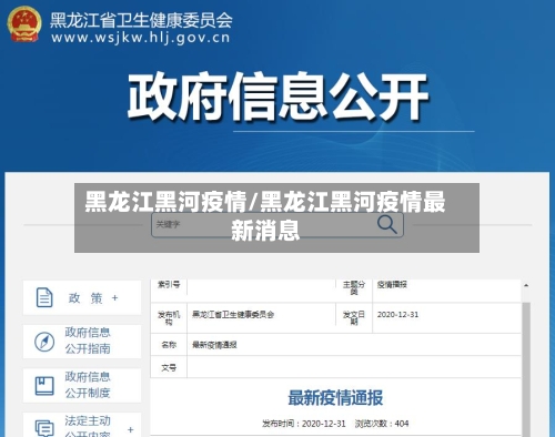 黑龙江黑河疫情/黑龙江黑河疫情最新消息