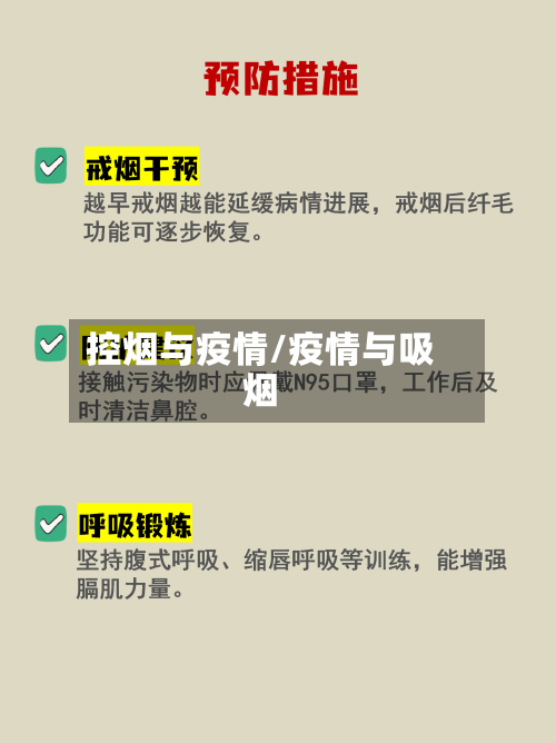 控烟与疫情/疫情与吸烟