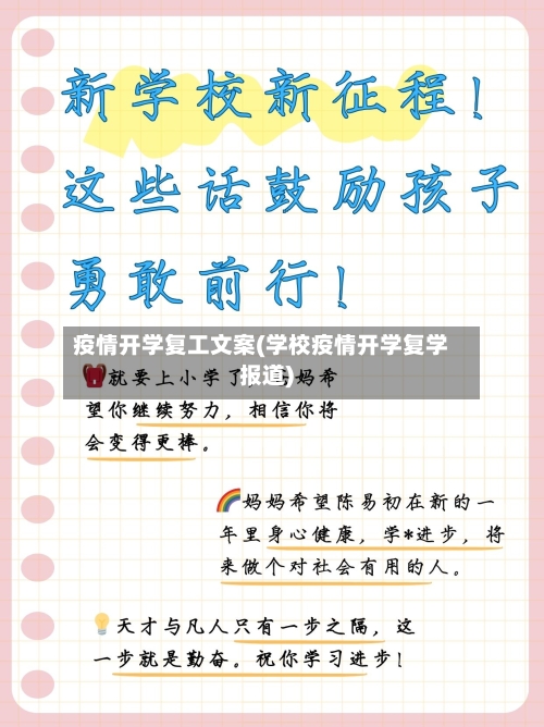 疫情开学复工文案(学校疫情开学复学报道)