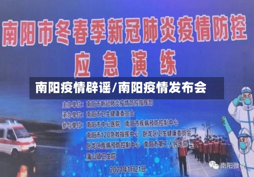 南阳疫情辟谣/南阳疫情发布会