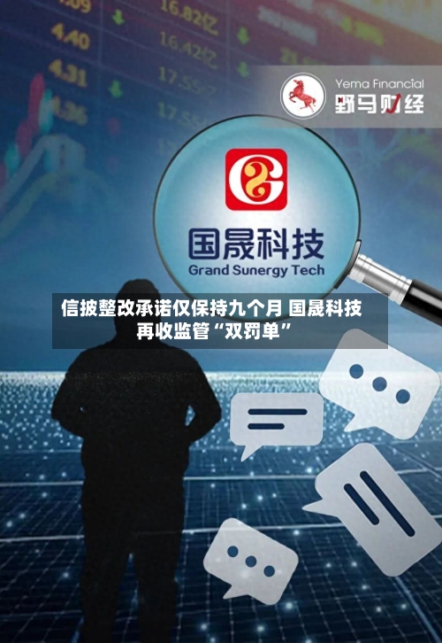 信披整改承诺仅保持九个月 国晟科技再收监管“双罚单”