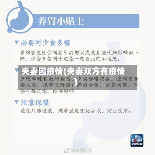夫妻因疫情(夫妻双方有疫情)