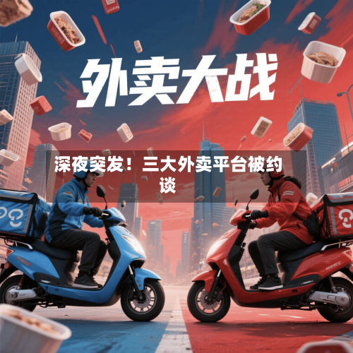 深夜突发！三大外卖平台被约谈