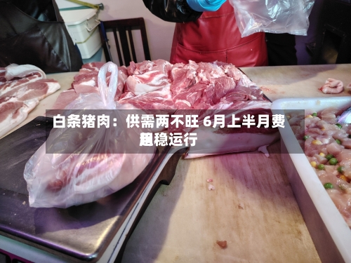 白条猪肉：供需两不旺 6月上半月费用趋稳运行
