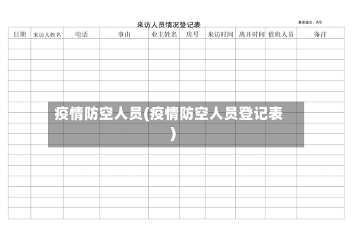 疫情防空人员(疫情防空人员登记表)