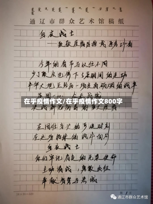 在乎疫情作文/在乎疫情作文800字