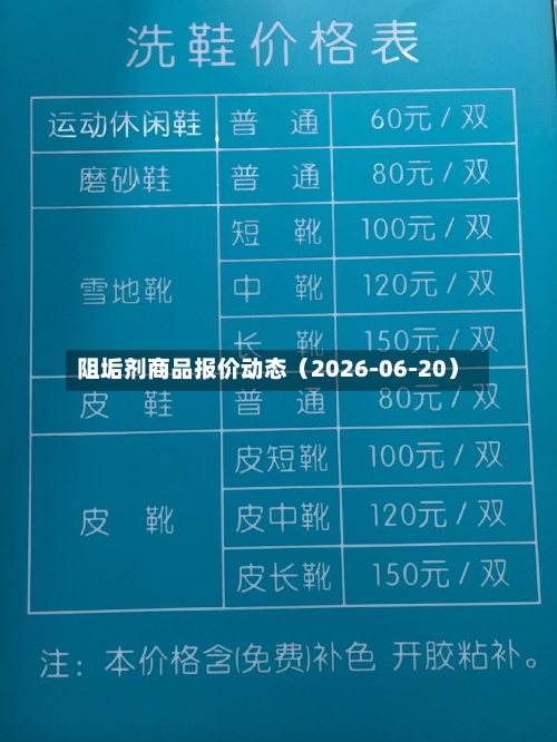 阻垢剂商品报价动态（2026-06-20）