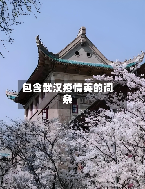 包含武汉疫情英的词条