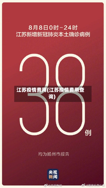 江苏疫情费用(江苏疫情费用查询)