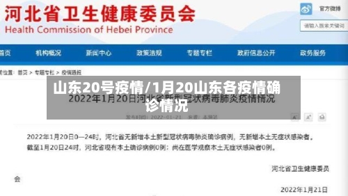 山东20号疫情/1月20山东各疫情确诊情况