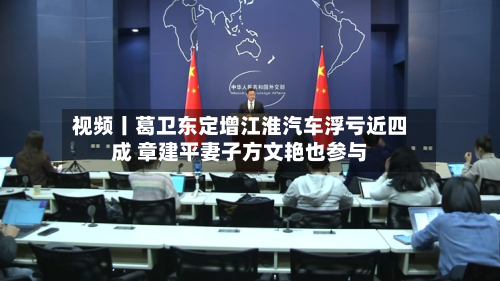 视频丨葛卫东定增江淮汽车浮亏近四成 章建平妻子方文艳也参与