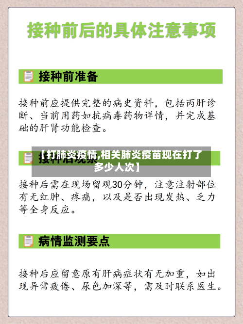 【打肺炎疫情,相关肺炎疫苗现在打了多少人次】