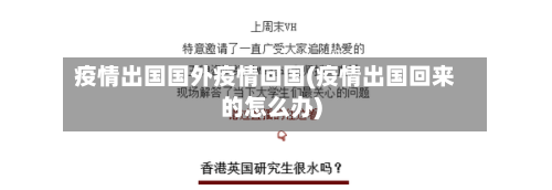 疫情出国国外疫情回国(疫情出国回来的怎么办)