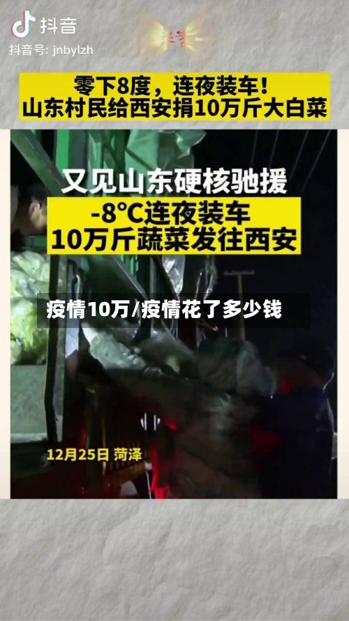 疫情10万/疫情花了多少钱