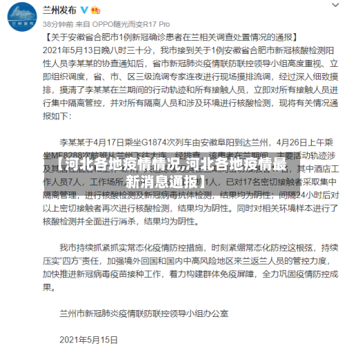 【河北各地疫情情况,河北各地疫情最新消息通报】