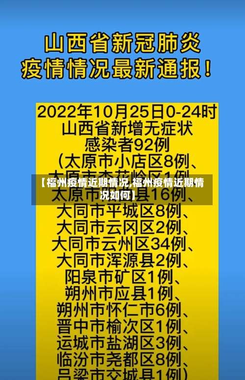【福州疫情近期情况,福州疫情近期情况如何】