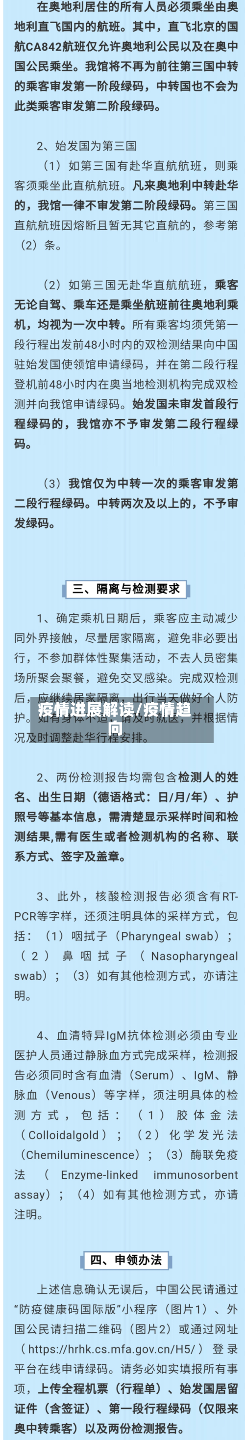疫情进展解读/疫情趋向