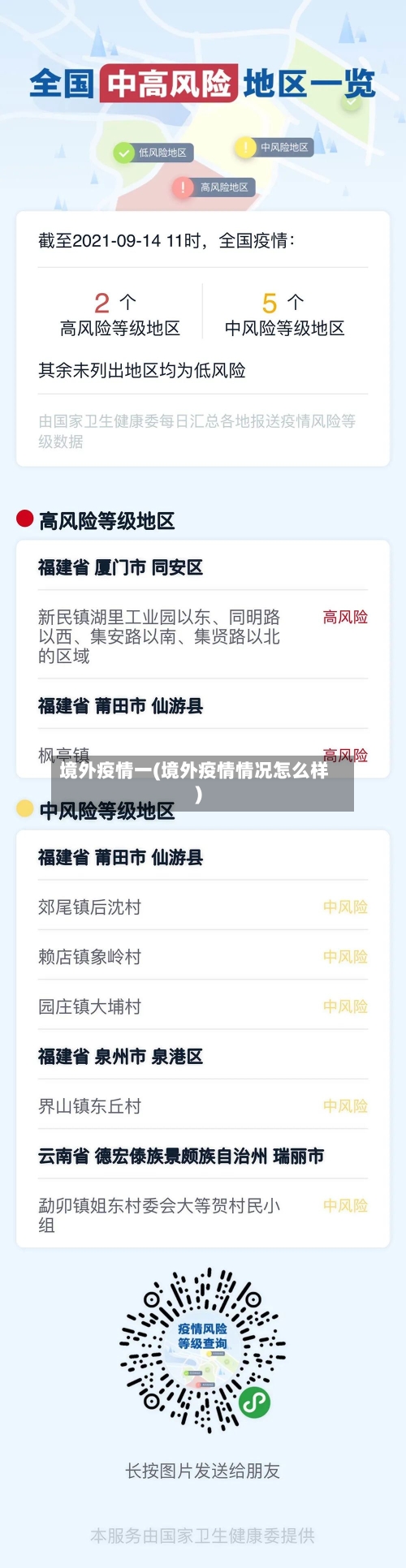 境外疫情一(境外疫情情况怎么样)