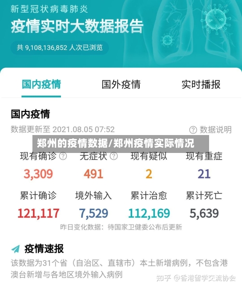 郑州的疫情数据/郑州疫情实际情况