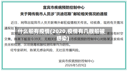 什么船有疫情(2020,疫情有几艘船被感染)
