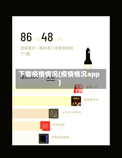 下载疫情情况(疫情情况app)