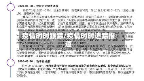 疫情时时跟踪/疫情时时追踪报道