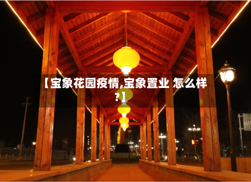 【宝象花园疫情,宝象置业 怎么样?】