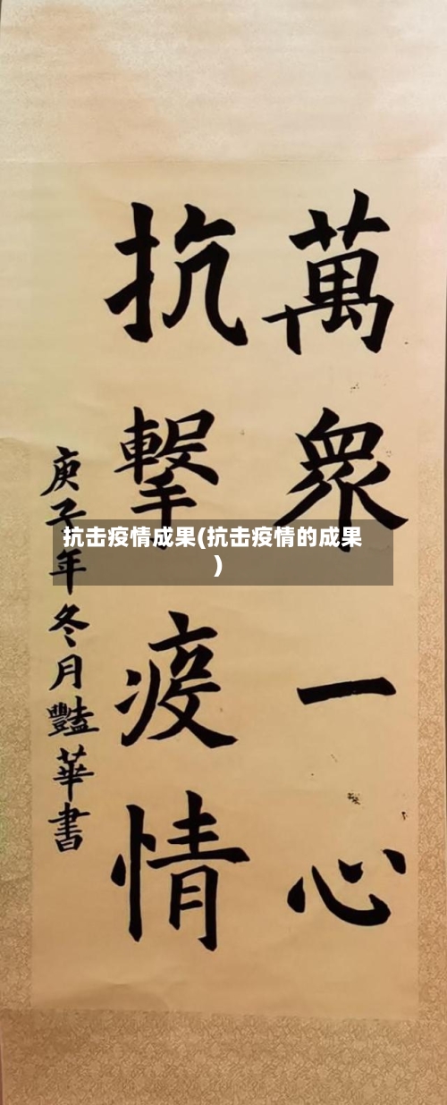 抗击疫情成果(抗击疫情的成果)