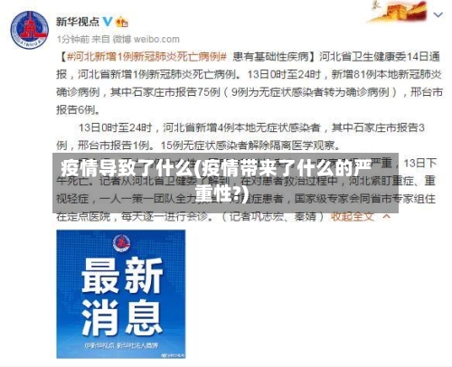 疫情导致了什么(疫情带来了什么的严重性?)