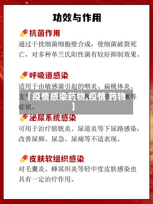 【疫情感染药物,疫情 药物】