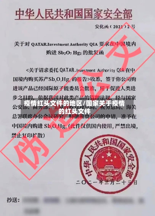 疫情红头文件的地区/国家关于疫情的红头文件