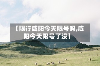 【限行咸阳今天限号吗,咸阳今天限号了没】