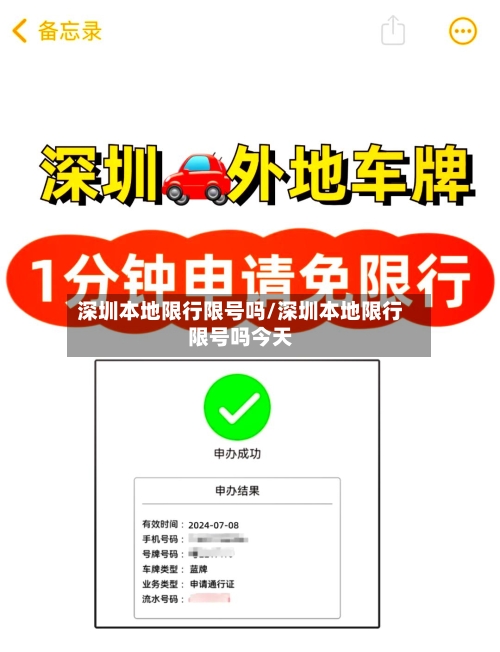 深圳本地限行限号吗/深圳本地限行限号吗今天