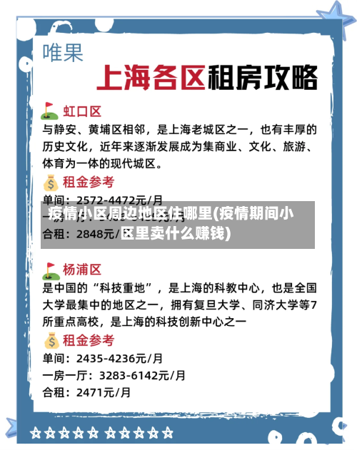 疫情小区周边地区住哪里(疫情期间小区里卖什么赚钱)