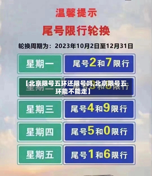 【北京限号五环还限号吗,北京限号五环能不能走】