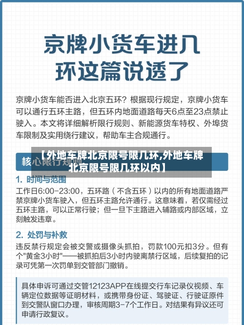 【外地车牌北京限号限几环,外地车牌北京限号限几环以内】