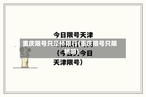 重庆限号只是桥限行(重庆限号只限桥吗)