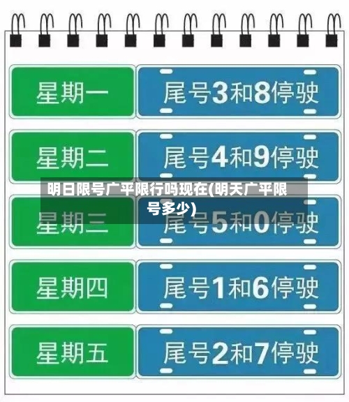 明日限号广平限行吗现在(明天广平限号多少)