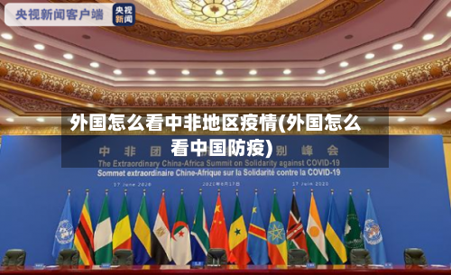 外国怎么看中非地区疫情(外国怎么看中国防疫)