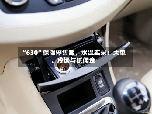 “630”保险停售潮，水温实录：大单、冷场与低佣金