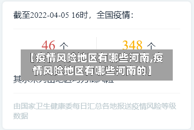 【疫情风险地区有哪些河南,疫情风险地区有哪些河南的】