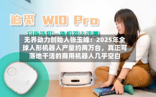 无界动力创始人张玉峰：2025年全球人形机器人产量约两万台，真正可落地干活的商用机器人几乎空白