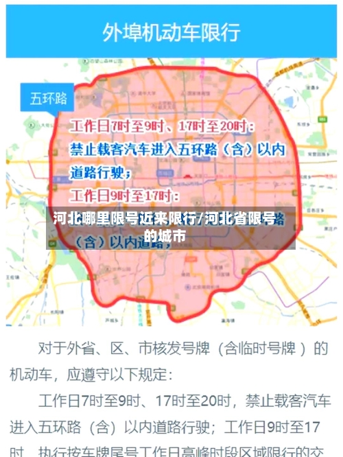 河北哪里限号近来限行/河北省限号的城市