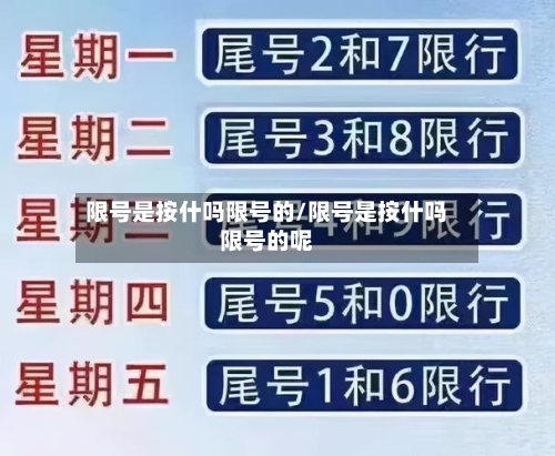 限号是按什吗限号的/限号是按什吗限号的呢