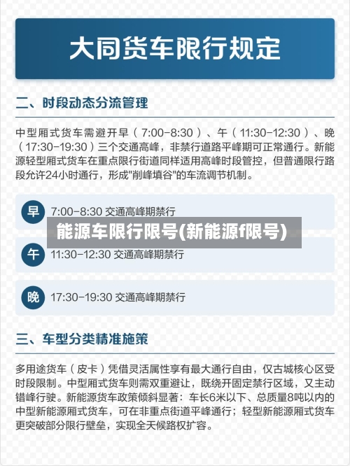 能源车限行限号(新能源f限号)