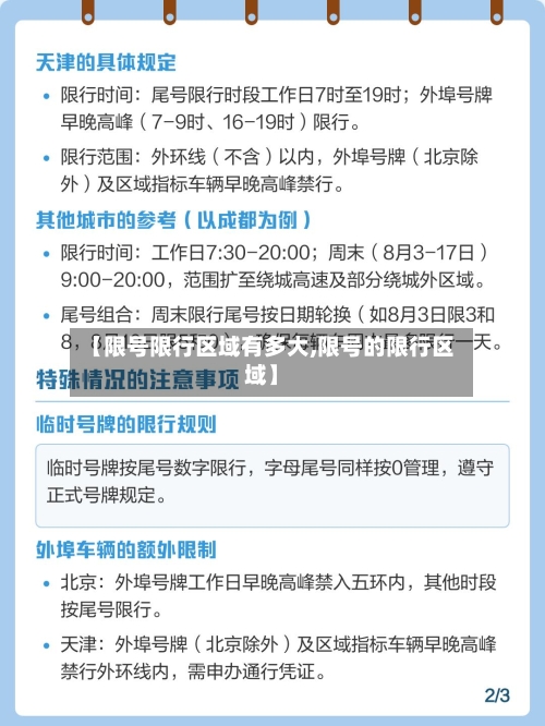 【限号限行区域有多大,限号的限行区域】