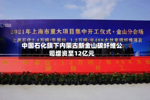 中国石化旗下内蒙古新金山碳纤维公司增资至12亿元