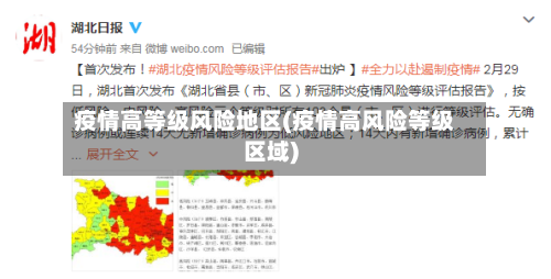 疫情高等级风险地区(疫情高风险等级区域)